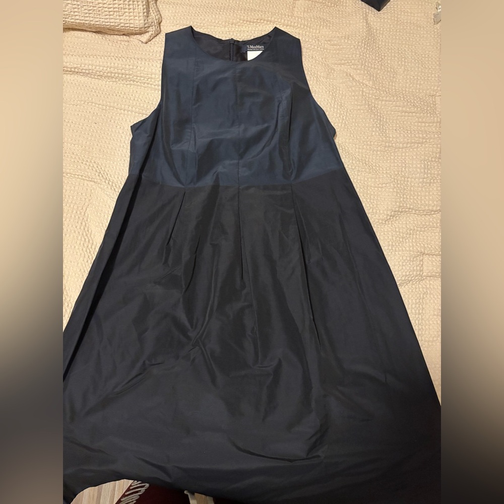 MaxMara Navy Midi Dress - Picture 11 of 15